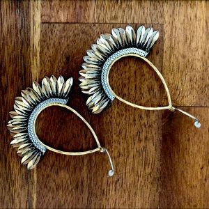 Stella & Dot Gold Earrings